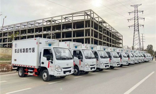 躍進小福星醫(yī)療廢物轉運車 